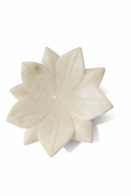 Luxury White Marble Lotus Showpiece