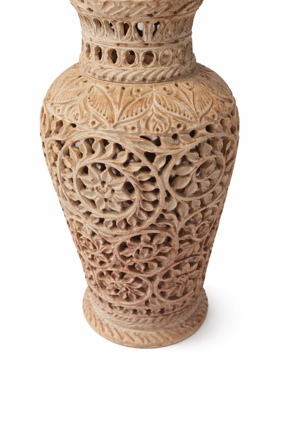 Khumali Crafts Classic Green Stone Indoor Pot