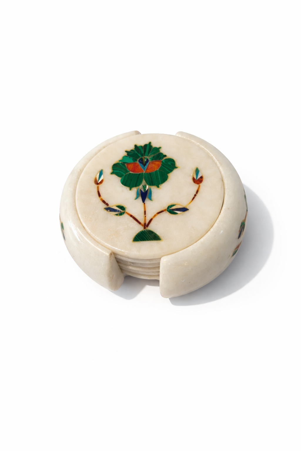 Classic White Marble Coaster