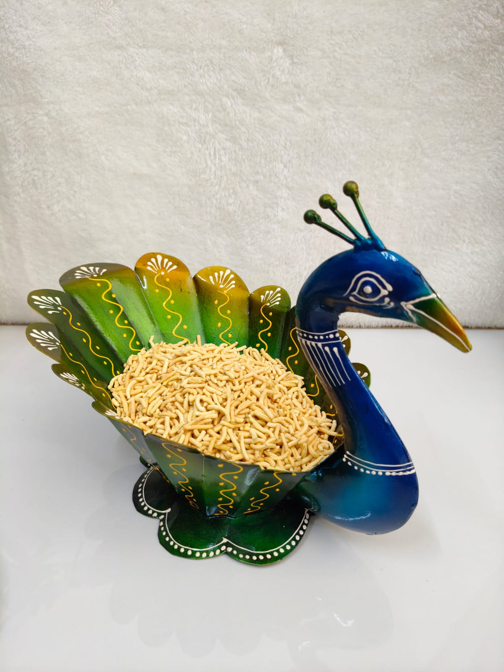 Iron peacock Bowl