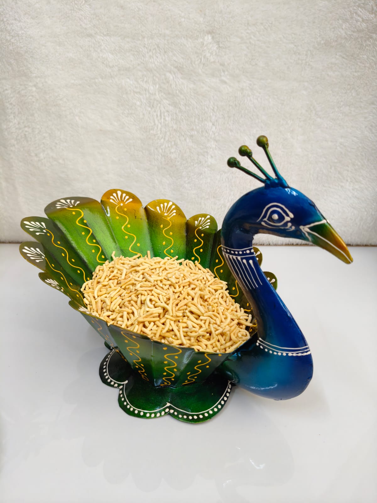 Iron peacock Bowl