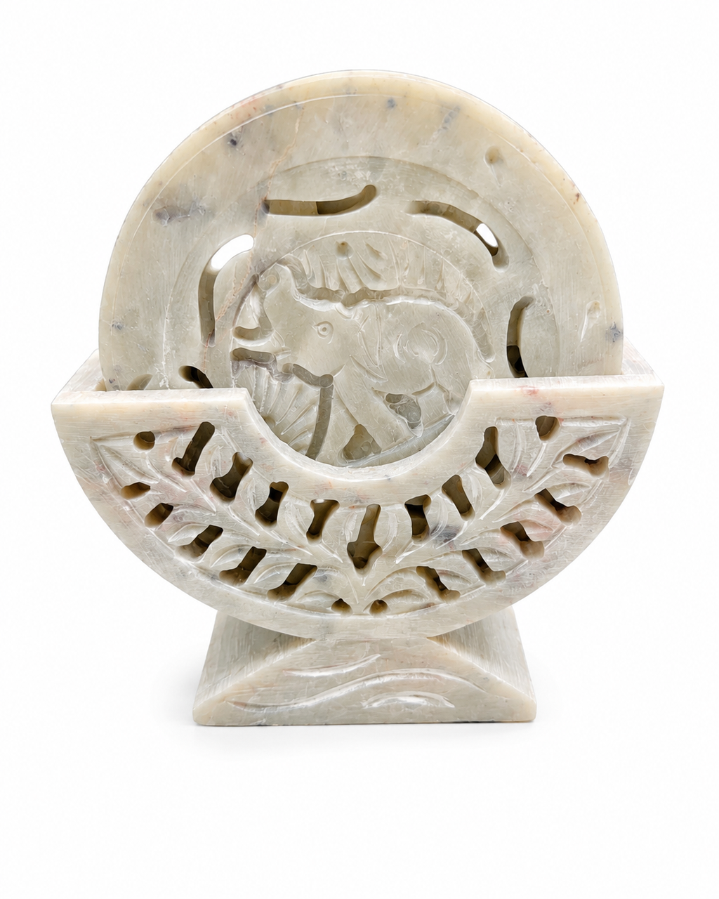 Classic White Stone Coaster