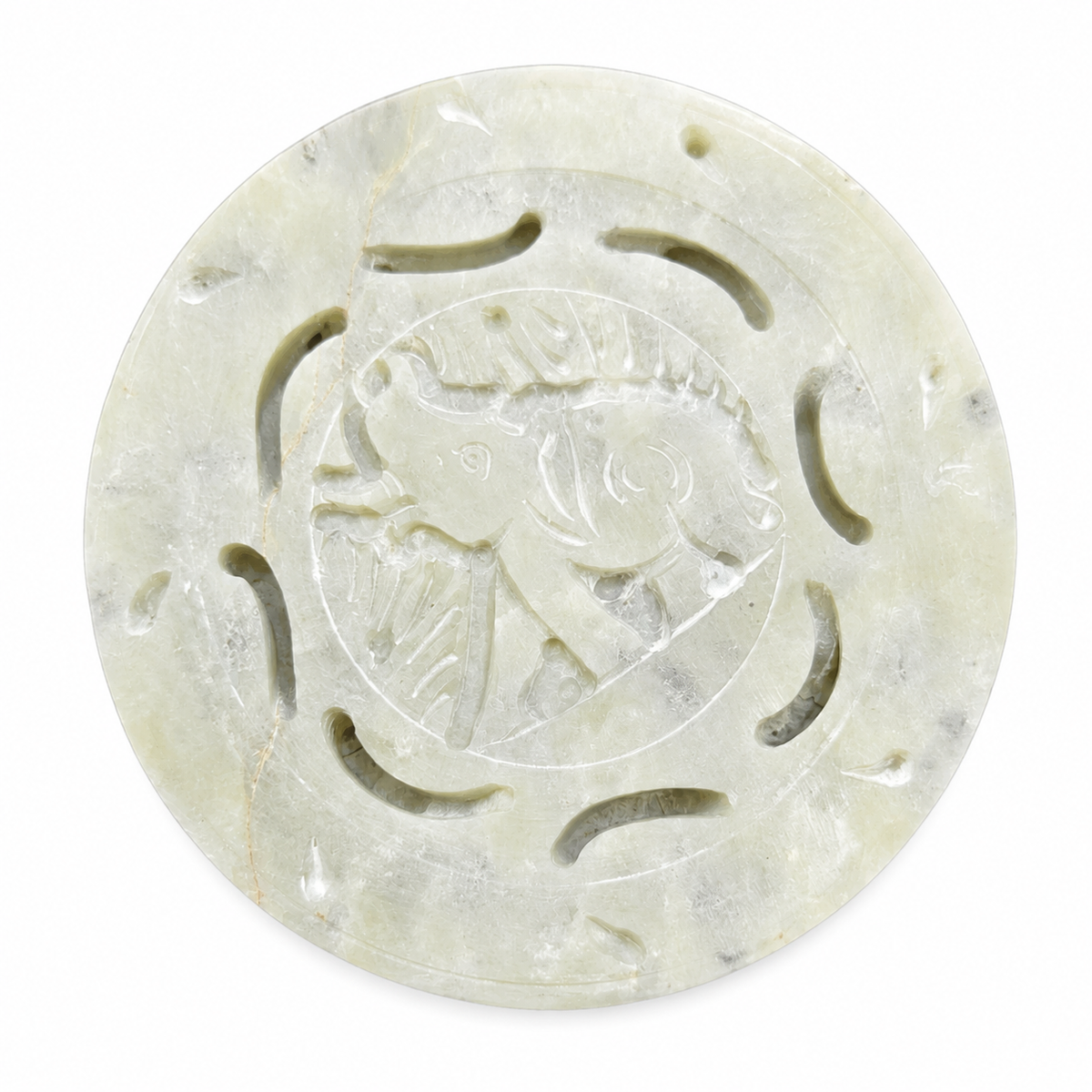Classic White Stone Coaster