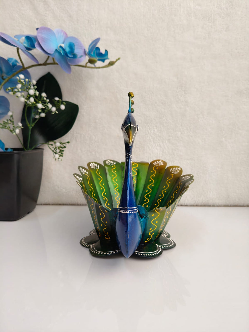 Iron peacock Bowl