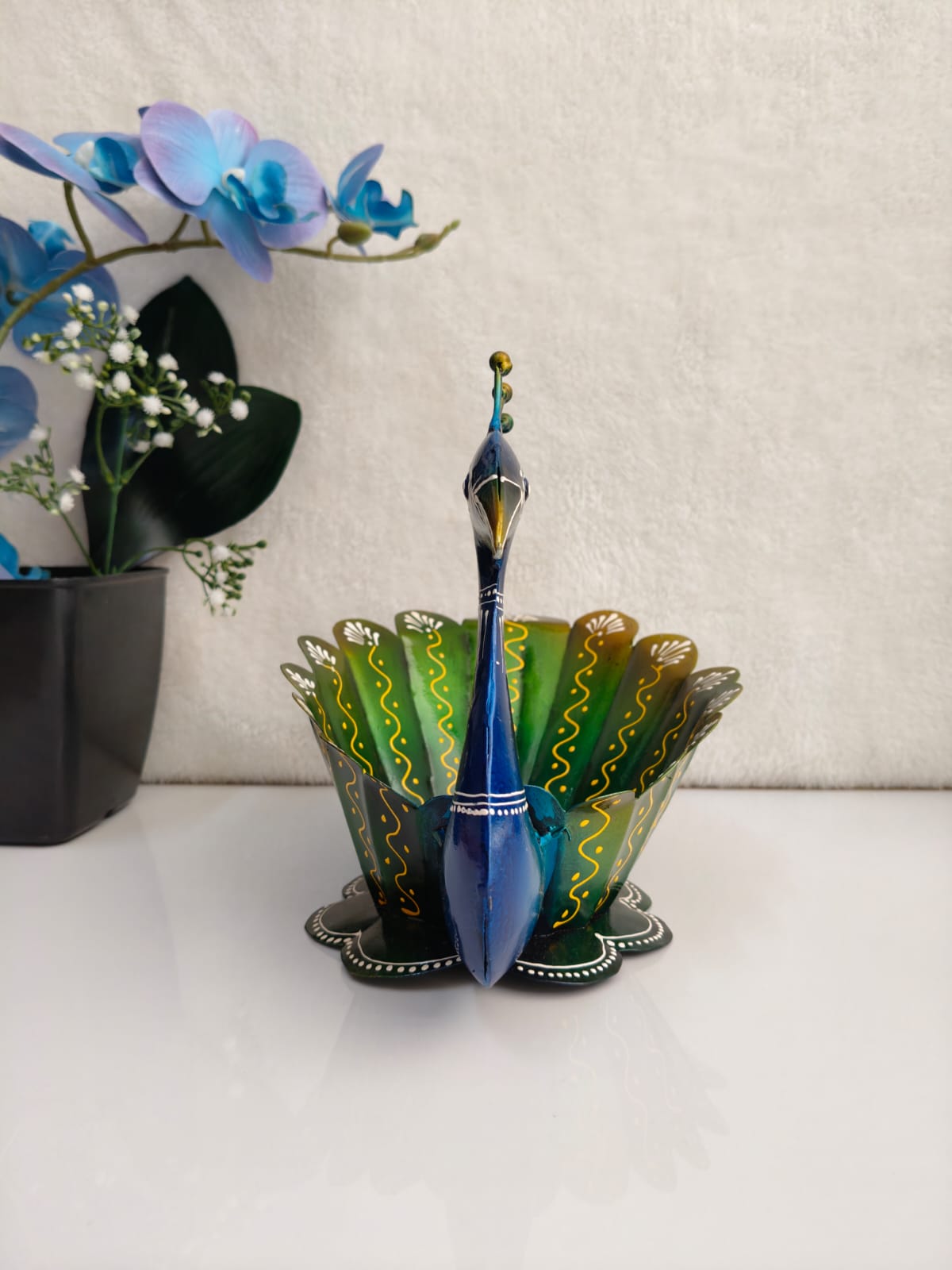 Iron peacock Bowl