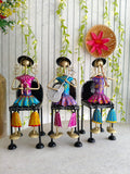 Iron Mini Doll on chair set of three