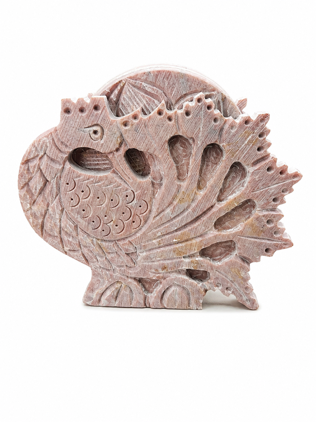 Classic Green Stone peacock Coaster