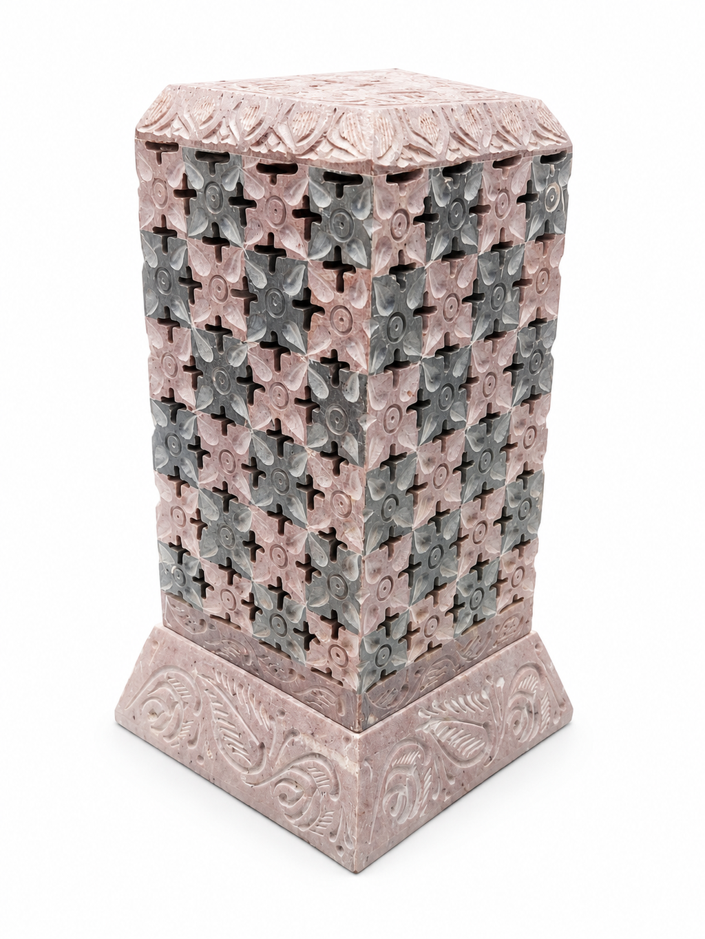 Classic Green Stone Lamp
