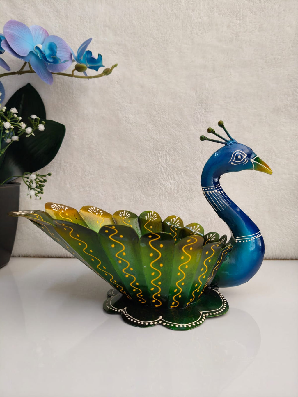 Iron peacock Bowl
