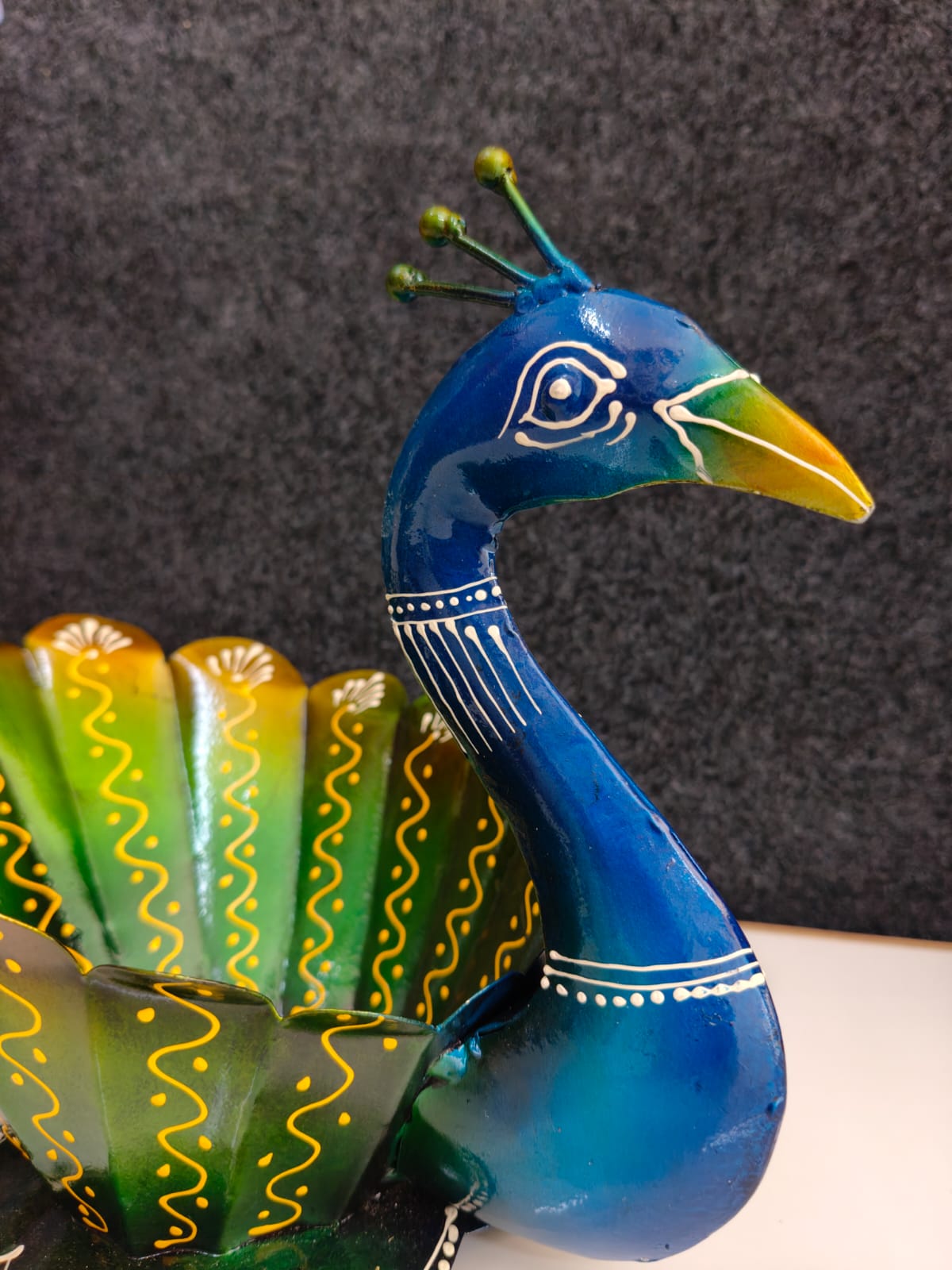 Iron peacock Bowl